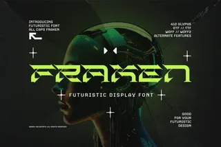Fraken Futuristic Font