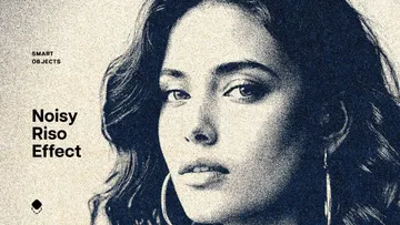 Noisy Risograph Photo Effect