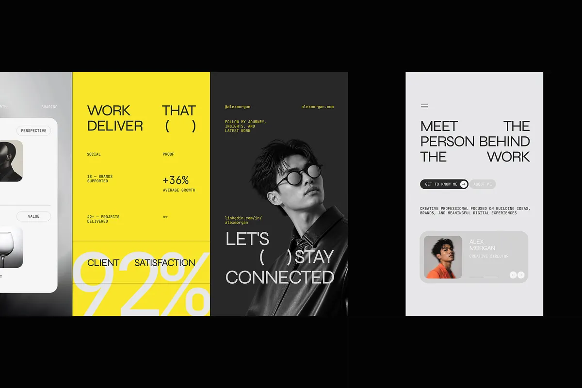 Personal Branding Instagram Adobe Template - Portuu