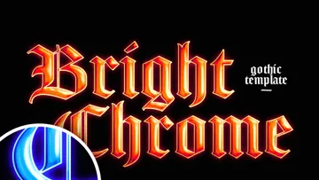 Gothic Chrome Text Effect