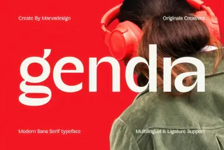 Gendra — Modern Sans Serif