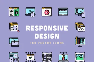 Responsive Design Vector Icons