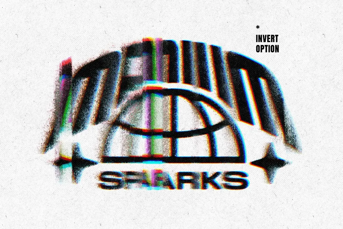 Glitch Distort Text & Logo Effect