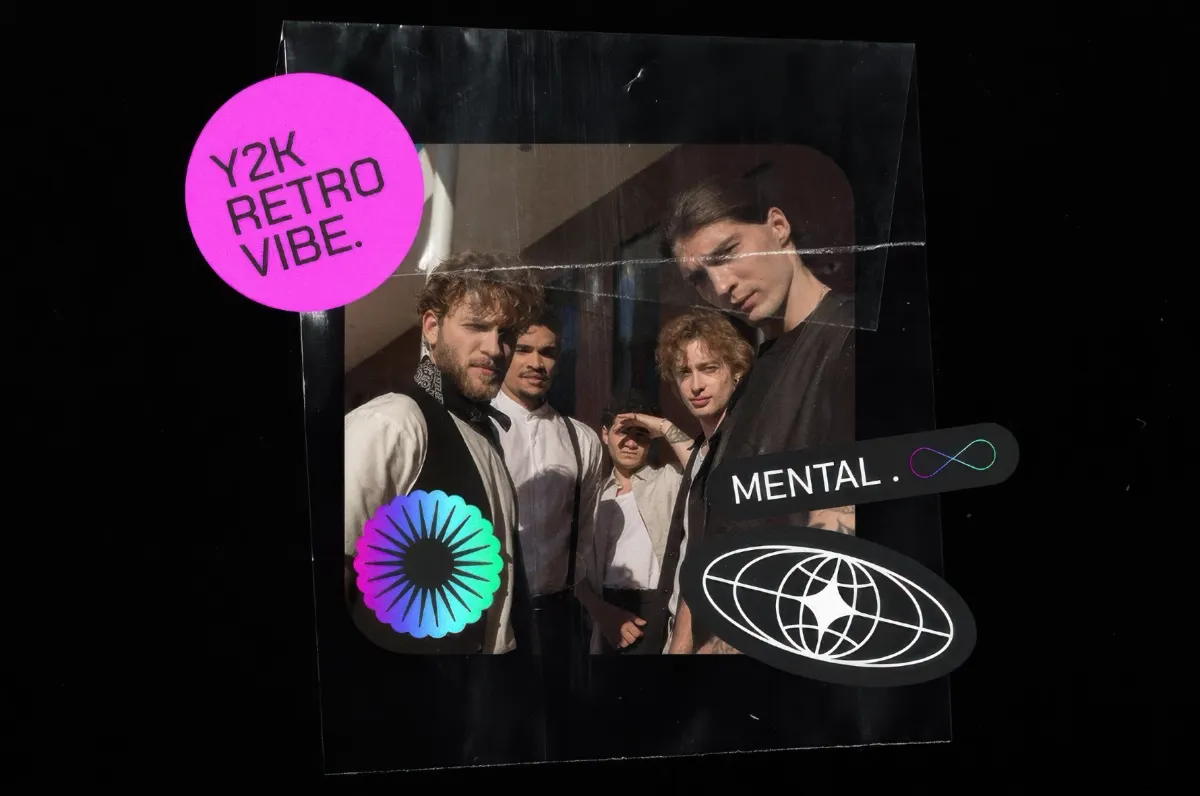 Futuristic Hologram Badge Stickers