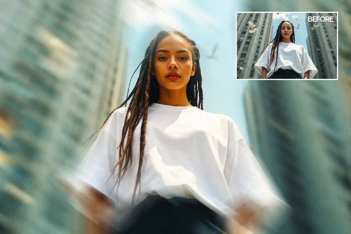 Blurred Cinematic Photo Effect