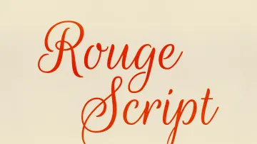 Rouge Script Font
