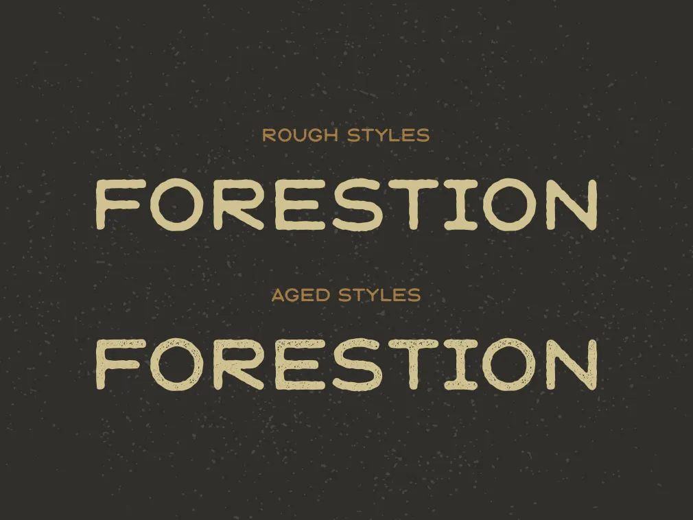 Forestion Display Font