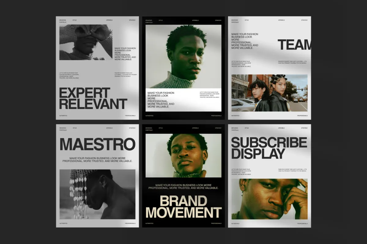 Brand Portfolio - Social Media Template Bundle