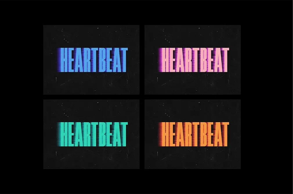 Motion Blur Text Effect