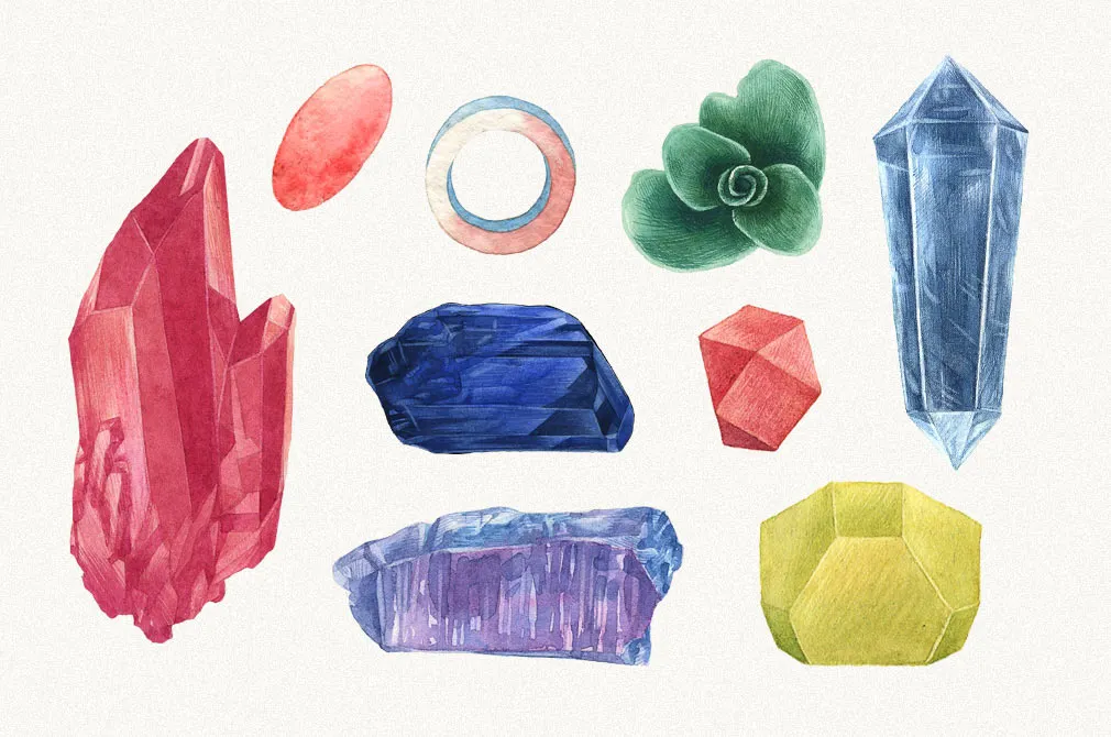 Watercolor Flowers Collection