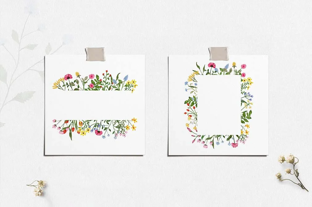 Wildflowers Watercolor Collection