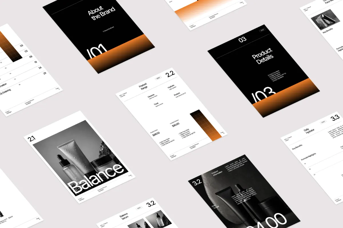 Greega — Skincare Catalog Template (Word & PDF)