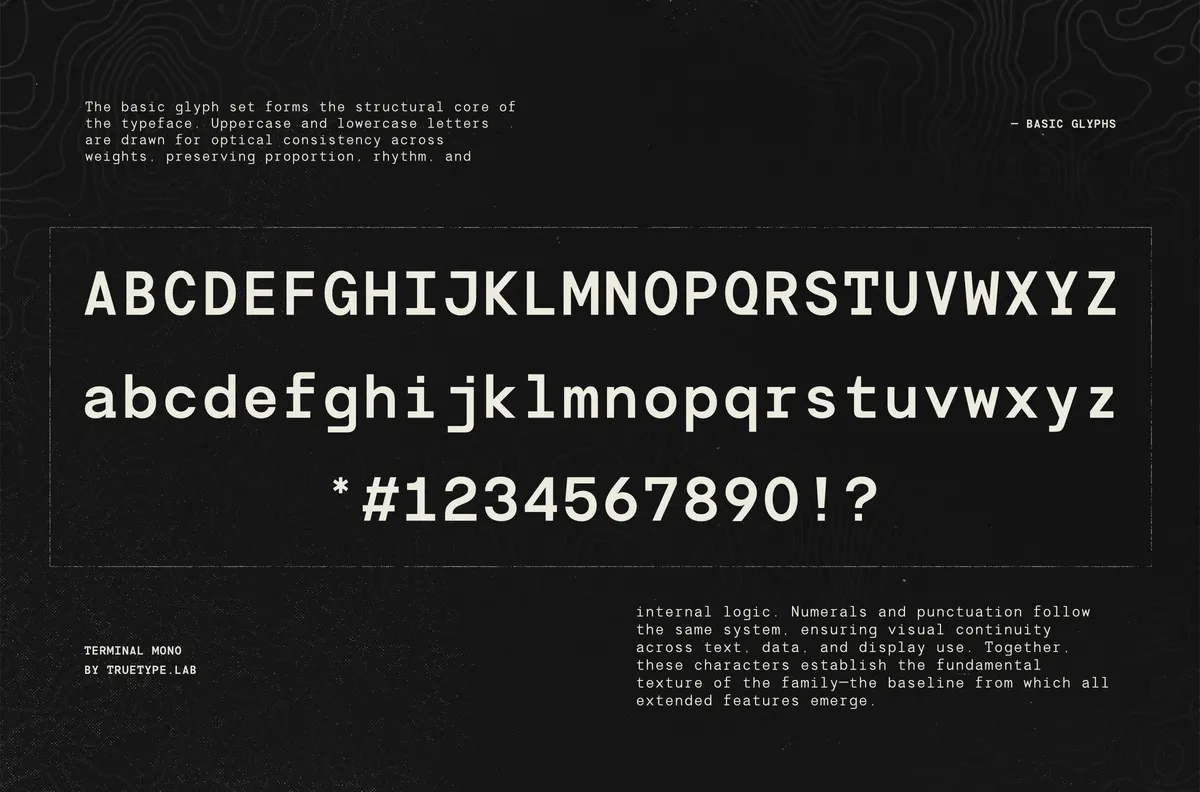 TRT Terminal Mono - Monospace Font