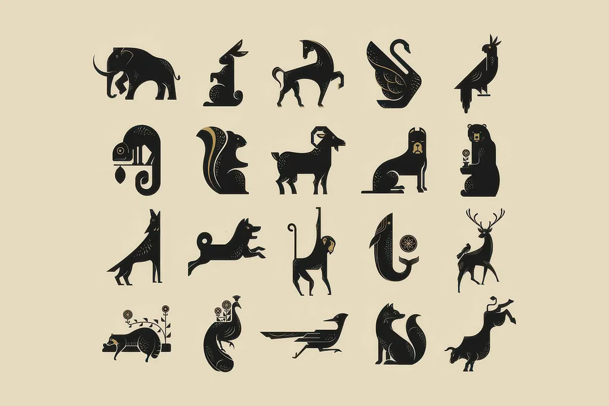Abstract Animal Graphic