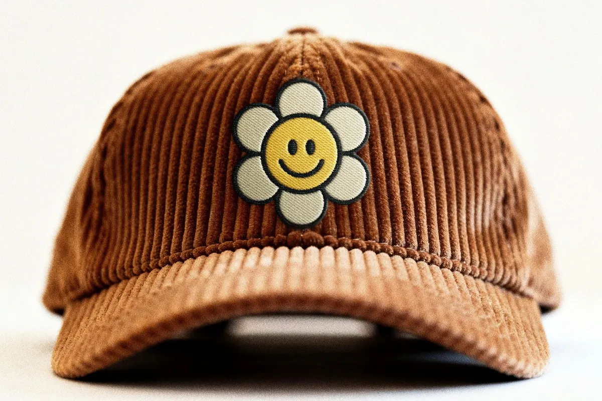 Embroidered Cap Patch Mockup