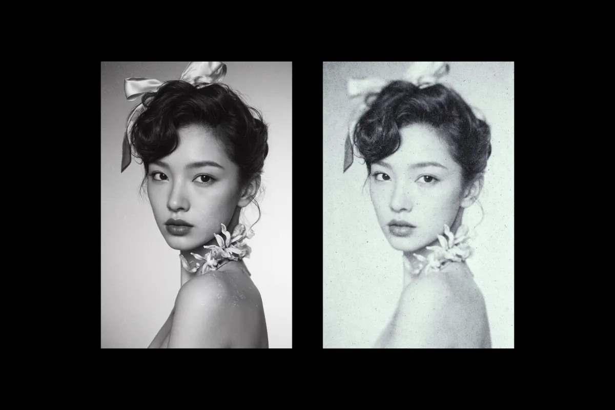 Retro Blur Photo Effect