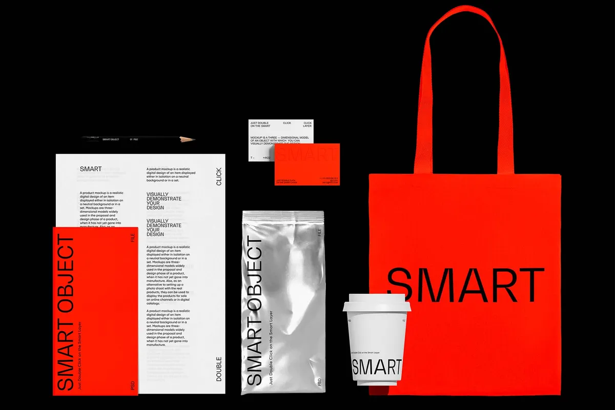CRIMSON Brand Identity Mockup Vol. 2