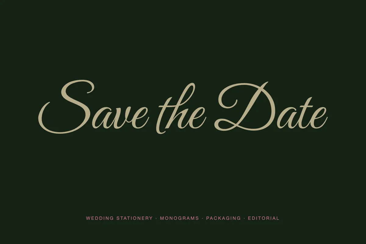 Great Vibes — Free Wedding Calligraphy Font