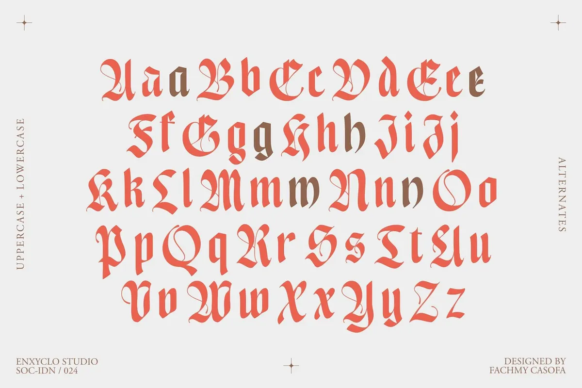 NCL Enigmatic Waesbendiy — Blackletter Font