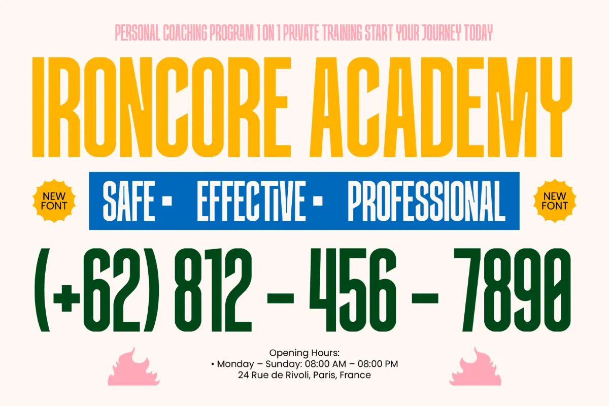 Brandel Luchador - Condensed Sans Font