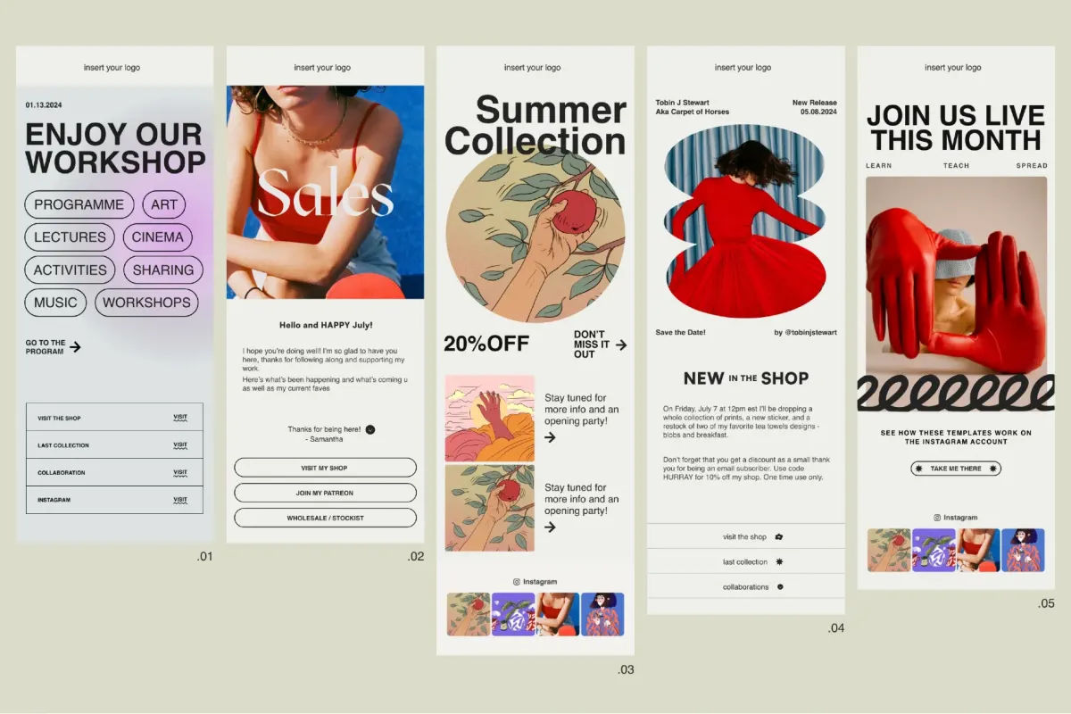 Liquorice Newsletter Templates