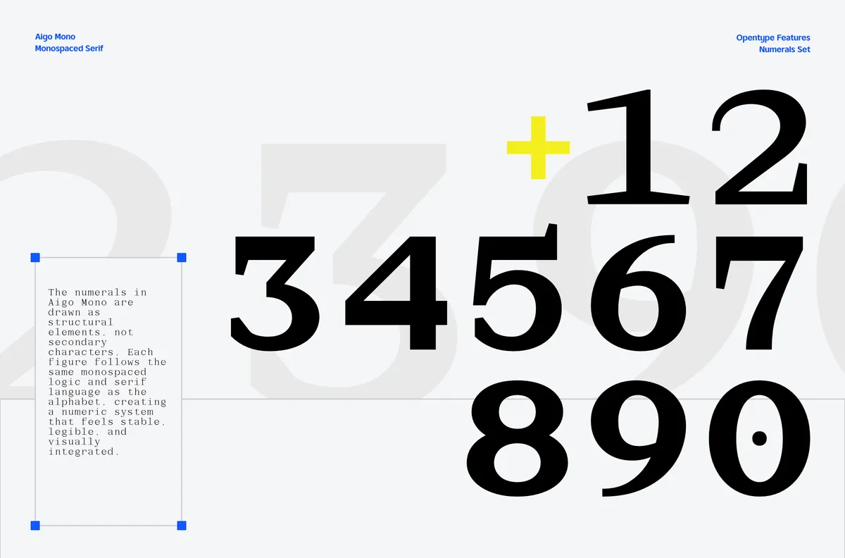 TRT Aigo Mono Monospace Serif Type