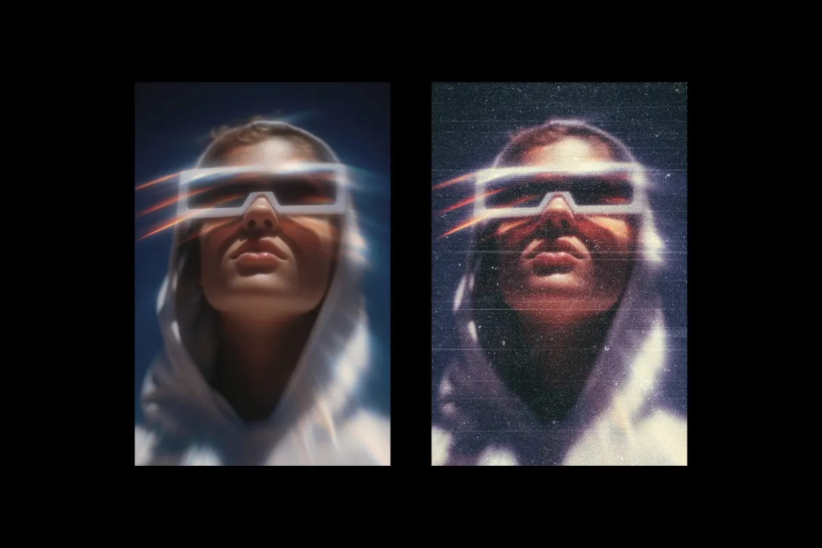 Vintage Cinematic Photo Effect