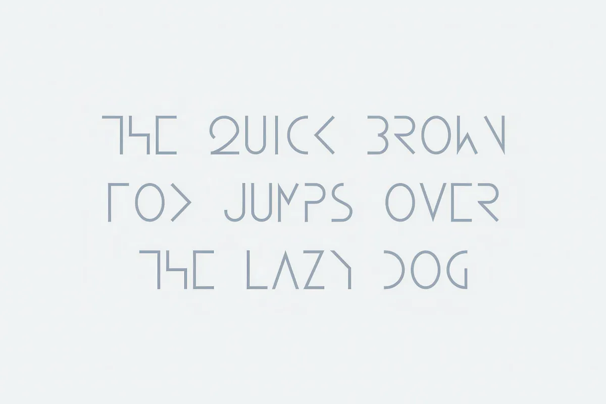 Ava - Space Tech Font