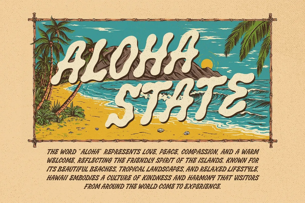 Salty Smile an Unique Wavy Display Font