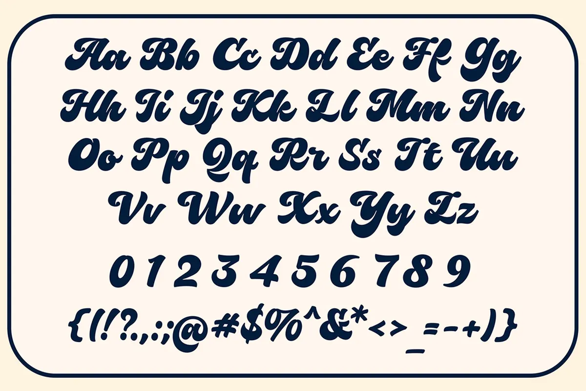 Klite Retro Script