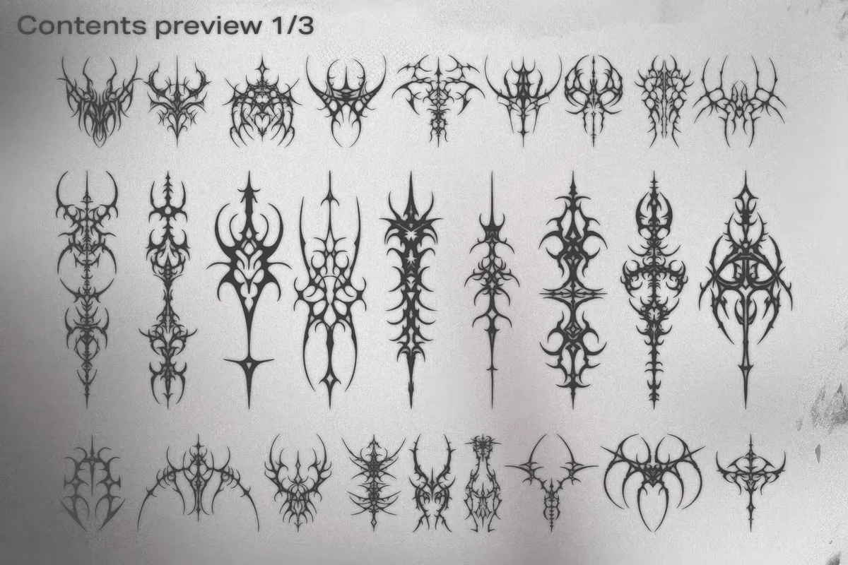 Neotribal Shapes Vector Pack