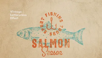 Vintage Letterpress Effect