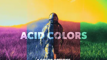 Acid Gradient Maps Photo Effect
