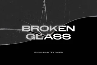 BROKEN GLASS Textures & Mockups Vol.2