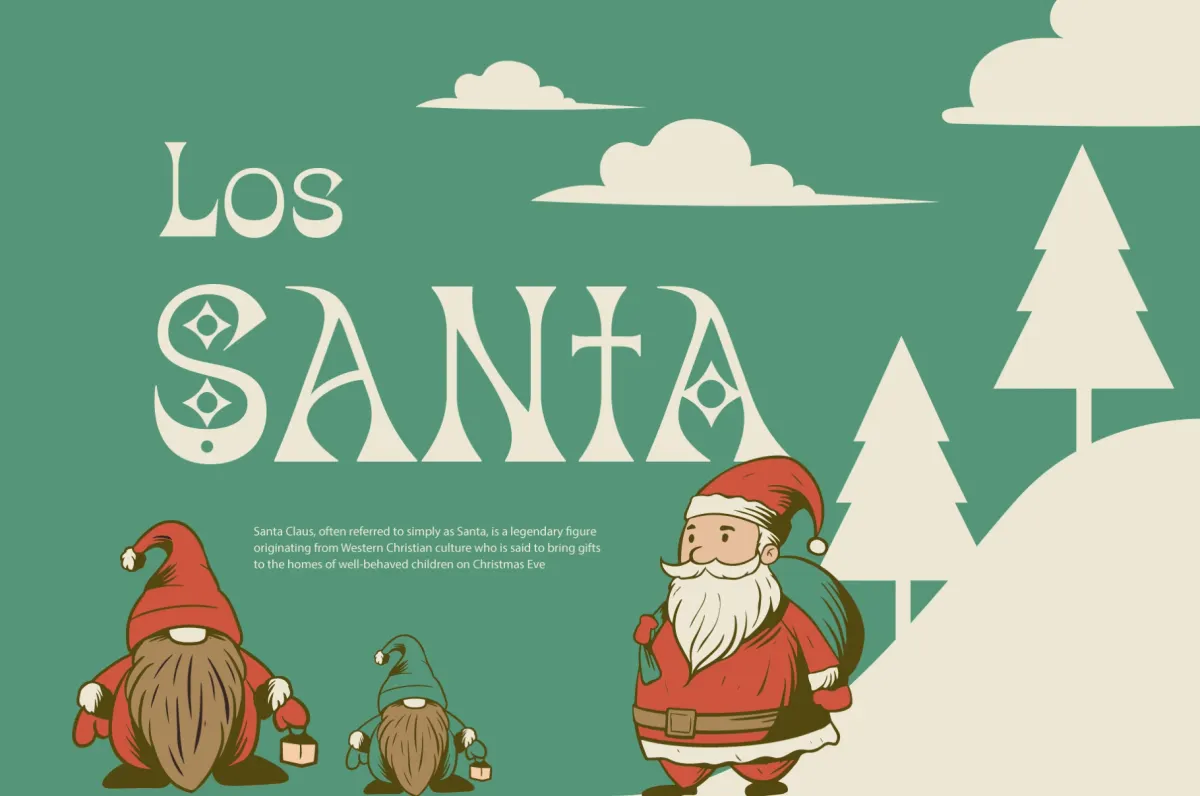 Christmas Blink - Festive Serif Font