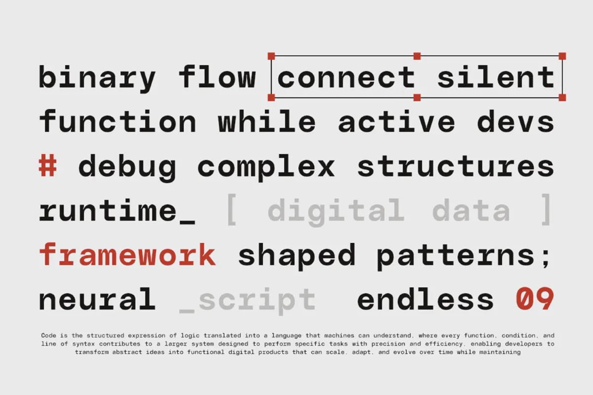 GC Basic Inktrap - Variable Monospace Font