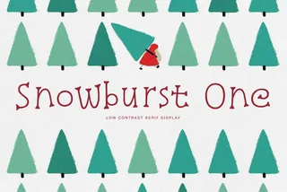 Snowburst One — Free Christmas Serif Font