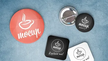 Button Badge Mockup Generator