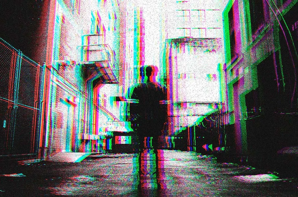 Grain Glitch Photo Effect