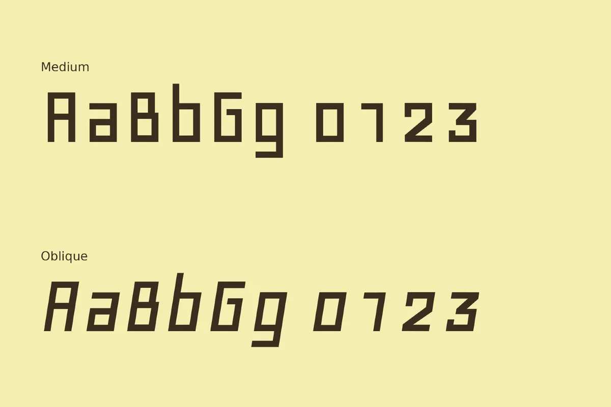 Geo 90s Techno Font