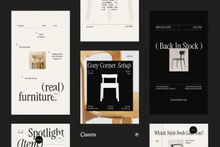 Furmee - Furniture Instagram Pack - Canva Template