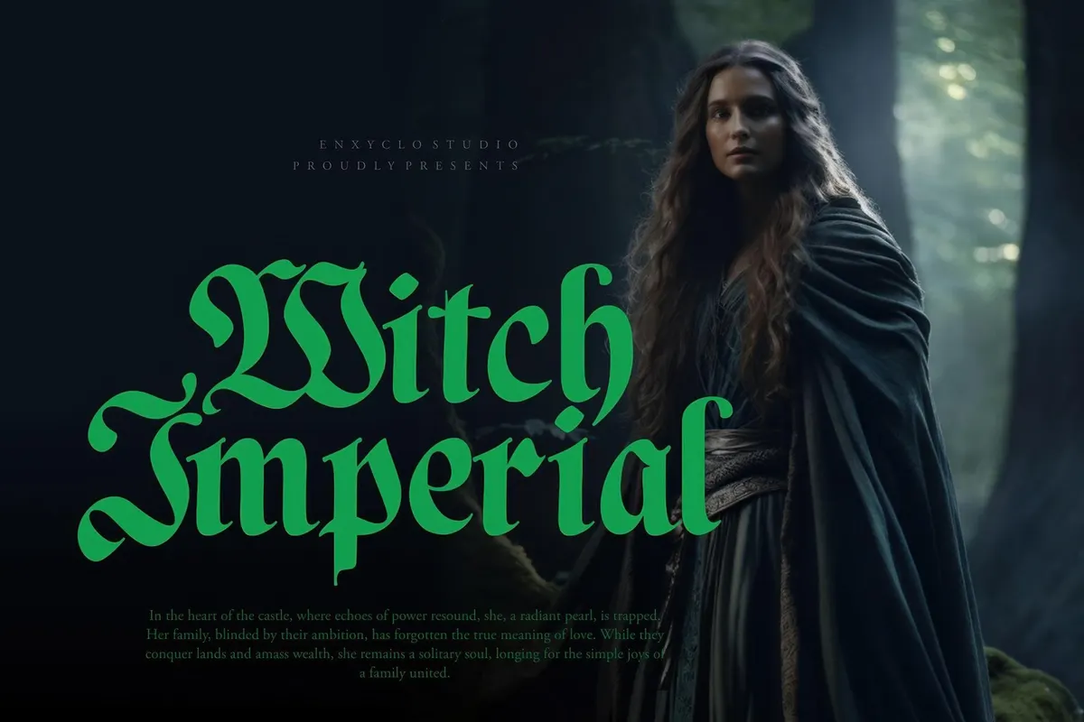 NCL Basefigh —  Rounded Blackletter Font