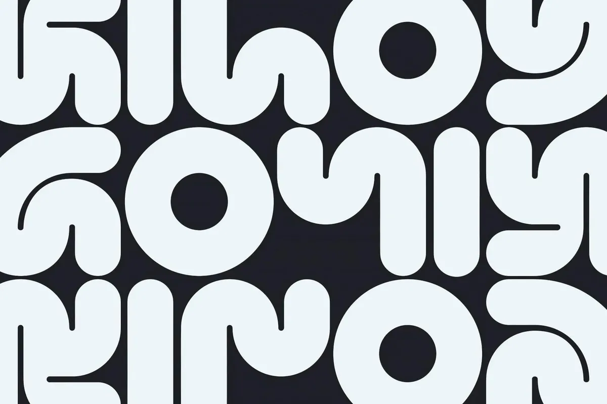 Kiloy — Rounded Techno Font