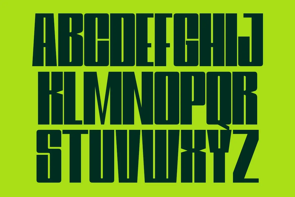 Bixsu - Modern Condensed Font