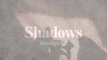 Floral Shadow Overlays