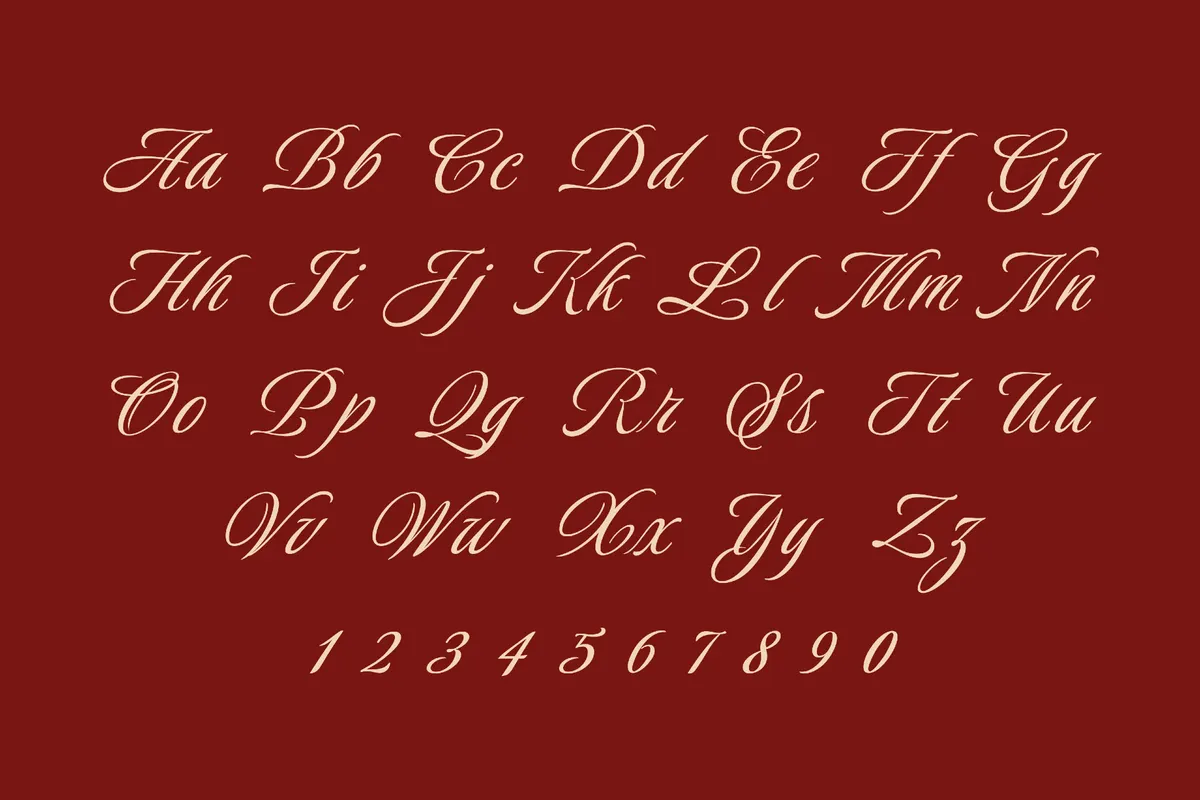 Luxurious Calligraphy Font
