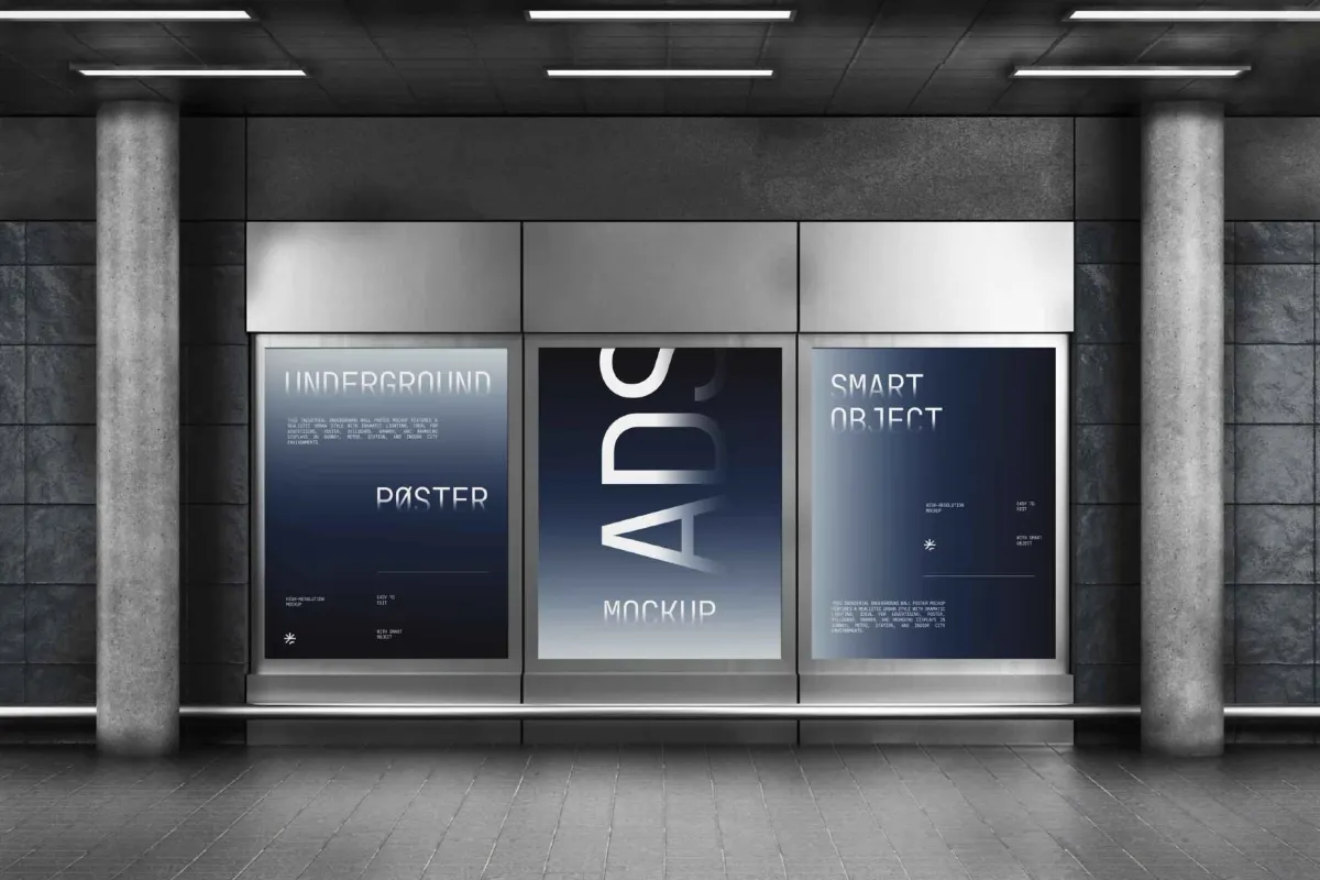 Subway Advertising Mockup Pack
