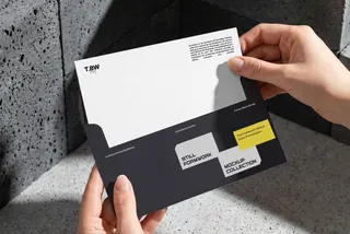Envelope Letter Hand Hold Mockup — Still Formwork