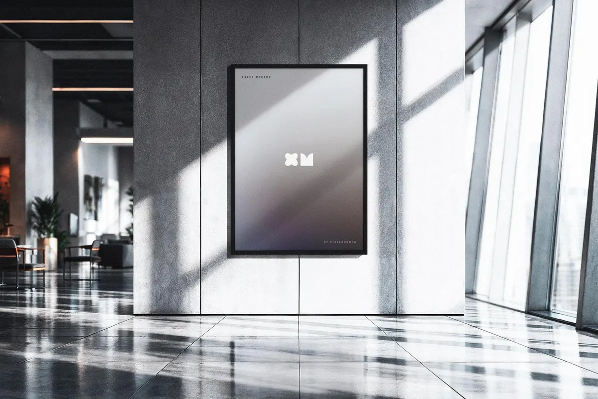 Office Poster Mockup