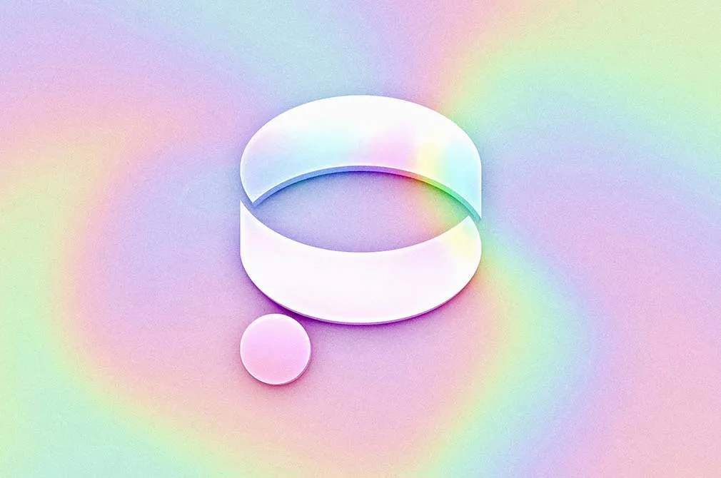 Holographic Text Effect